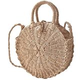 Round Straw Purse Photo 0