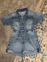Denim Romper Photo 0