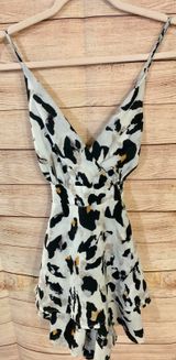 Boutique Leopard Print Romper Photo 0