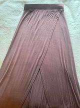 Charlotte Russe Long Slit Flow Skirt  Photo 0