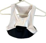 Good American  size 2 black and white bra excellent used condition Photo 0