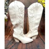 Qupid  Vaca 35X Cowboy Boots - Nude - size 10 Photo 0