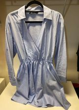 ZARA Blue Shirt dress Photo 0
