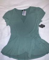AUW Green Blouse Photo 0