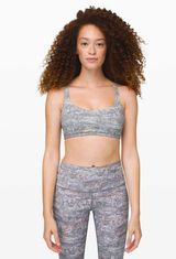 Lululemon Free to Be Bra (Wild) - Power Arrow Jacquard Battleship Silver - 6 Photo 0