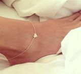 Gold Heart Anklet Photo 0