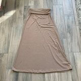 Papaya  neutral maxi skirt Photo 0