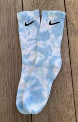 Blue Tie Dye Socks Photo 0