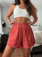 Princess Polly Beach House Linen Shorts Photo 0