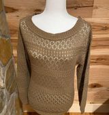 Candie's  camel colored women’s sweater Photo 0