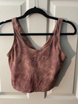 Cropped Workout Tank Pink Photo 0