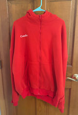Comfrt Red Zip Up Size M Photo 0