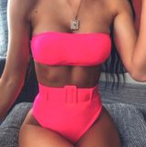 Swim Suit Set Pink Photo 0