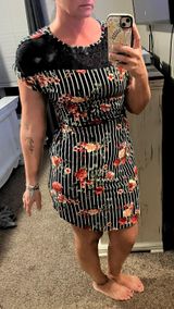 Bobbie & Brooks Bobbie B Brooks Multi Colored Mini Dress Photo 0