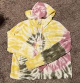 Old Navy Cropped Tie Dye Zip Up Hoodie Photo 0