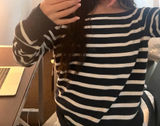 Brandy Melville  Striped Off-The-Shoulder Top Photo 0