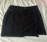 Black Linen Skirt Photo 0