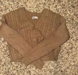 Cropped Sweater Cardigan Photo 0