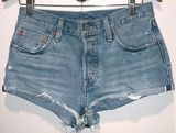Levi’s Light Wash Denim Shorts Photo 0