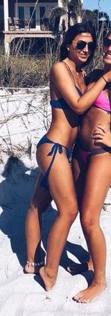 Andi Bagus Blue crocheted bikini Photo 0