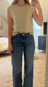 ZARA Sweater Knit Short Sleeve Photo 0