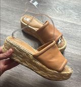 Dolce Vita Tan Espadrilles Women’s Platform Slides Sandals Photo 0