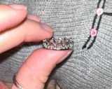 Sterling Silver .925  Crown Ring Photo 0