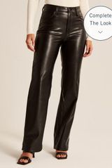 Curve Love Vegan Leather Pants Photo 0