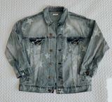 easel Boutique Star Jean Jacket Photo 0
