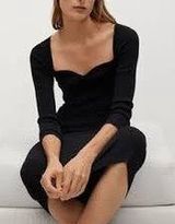 Mango Ribbed Midi Dress Photo 0