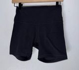 Lululemon Size 4 Black Biker Shorts 5.5 Inseam Photo 0