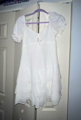 City Studios White Graduation Dress Photo 0