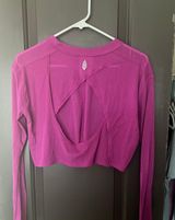 Free People Magenta Long Sleeve Top Photo 0