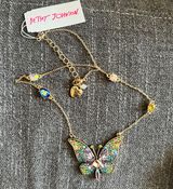 NEW NWT  Colorful Butterfly Necklace Photo 0