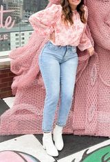 Pink Floral Bodysuit  Photo 0