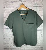 Figs Catarina grey green Scrub Top Size medium Style# FW1000 PO# 2491 Photo 0