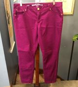 y2K Mossimo Supply Co. Magenta Skinny Jeans size 17 Photo 0