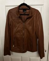 Brown Pleather Ana Jacket  Photo 0