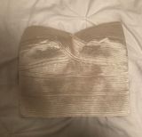 Hesperus Gold Zip Up Tube Top Size L Photo 0