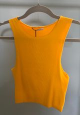 ZARA Yellow Tank Top Photo 0