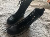 Brash Vintage Black Combat Boots Photo 0