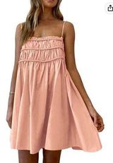 Amazon NWT Spaghetti Strap Pink Sundress Photo 0