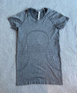 Heather Grey Lululemon Swiftly Tech Long Sleeve Shirt  Photo 0