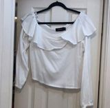 MINKPINK off the shoulder while blouse Photo 0