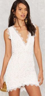 Nasty Gal White Cocktail Dress   Photo 0