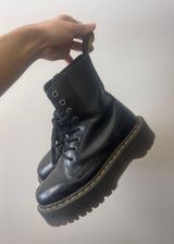 Jadon 8-Eye Leather Platform Boot Photo 0