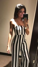 Black & White Jumpsuit Photo 0