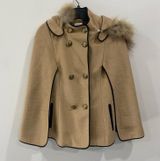 Sortmont Tan Cape Jacket Size M Photo 0