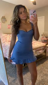 Mini Blue Dress Photo 0