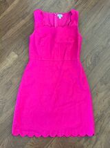 DayBreak Dress Fuchsia Cotton Midi Size 8 Photo 0